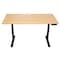 Uncaged Ergonomics RiseUpElectricStandingDesk60X30"BambooDesktopSitStandOffice, Rubb RUBB - alternate 10